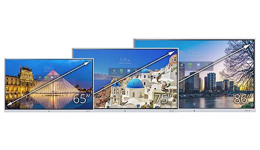 Vivitek NovoTouch Sizes